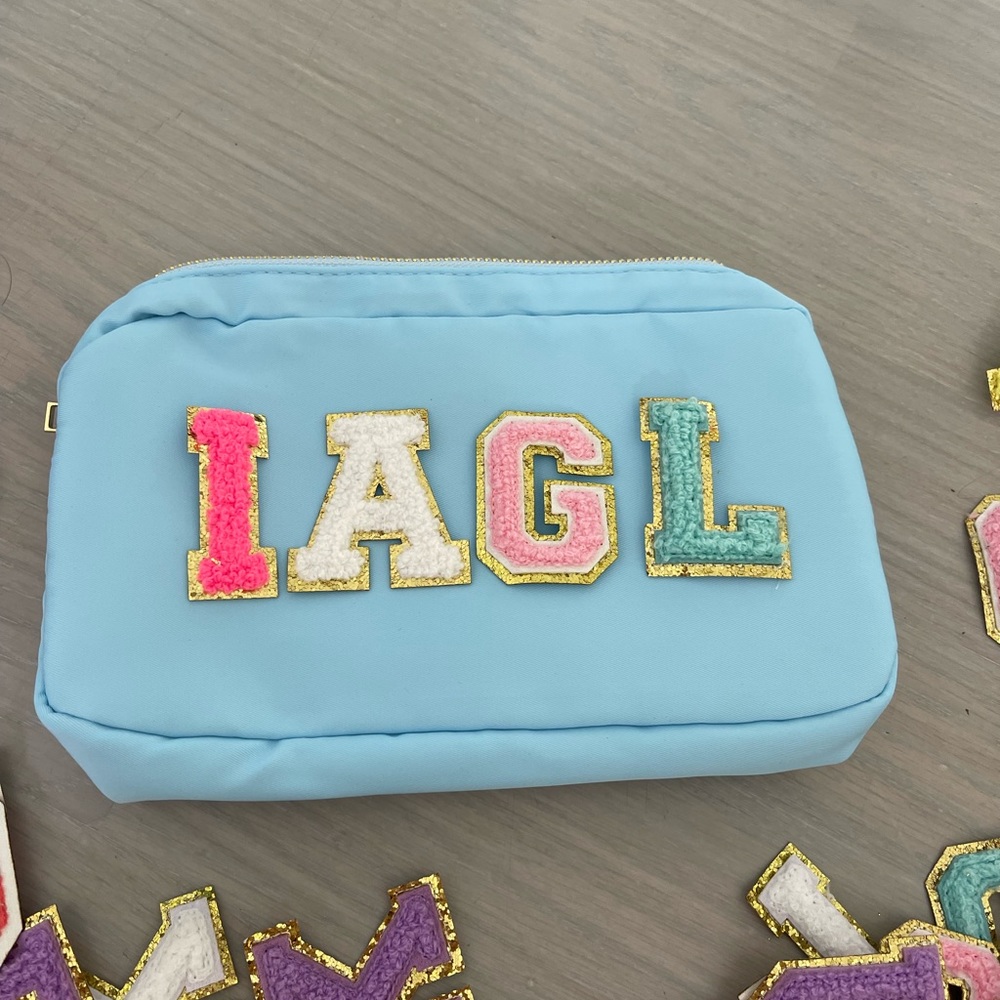 Customizable makeup & travel bags!